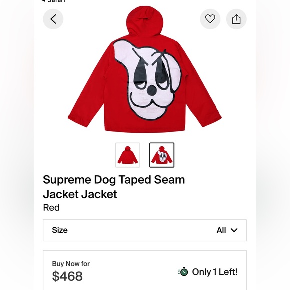 Supreme Jacket size medium - Picture 4 of 4